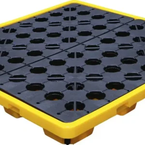 Topkwaliteit BGS 70050 Olie opvangbak met rooster voor 4 x 200 l vaten