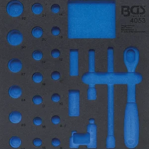 Betrouwbaar BGS 4053-1 Gereedschapmodule 2/3 leeg voor BGS 4053