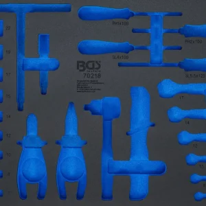 Finale Uitverkoop BGS 7130-1 Gereedschapmodule 3/3 leeg voor BGS 70218