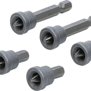 BGS Do It Yourself 50406 Bitset met dieptestop voor gipskartonplaten aandrijfbuitenzeskant 6,3 mm (1/4") kruisgleuf PH2 6-delig Bulkbestelling