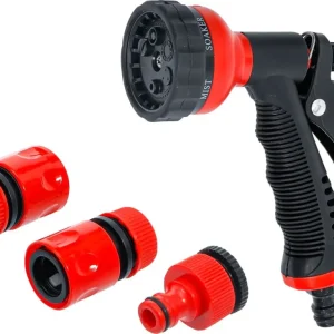 Gecertificeerd BGS Do It Yourself 70905 Multifunctioneel tuinslangpistool met accessoires 4-delig