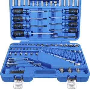 Alleen Vandaag BGS 7849 Gereedschapkoffer 6,3 mm (1/4") + 12,5 mm (1/2") E-profiel / T-profiel (voor Torx) 84-delig