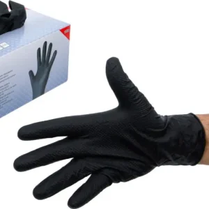 BGS 74669 Wegwerphandschoenen-box nitril met extra grip maat L 100 stuks Speciale Aanbieding