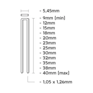 Union E-25CHHF E-niet gegalvaniseerd goldlook lengte 25mm 4000st Uitverkoop
