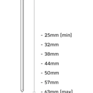 Union DA32CNCF Afwerknagel gegalvaniseerd 15GA 1,8mm lengte 32mm 4000st Origineel
