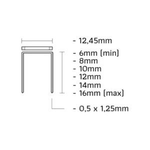 Koopje Union D-10CN-J D-niet gegalvaniseerd lengte 10mm 6000st