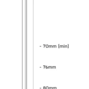 Union RO76ABGE Rondkopnagel blank glad plastic gebonden lengte 76mm 3000st Betaalbaar