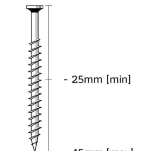 Gratis Retour Union SM3.9X35GPGB Schroeven op strip gefosfateerd met grove draad lengte 35mm 1000st