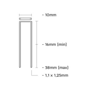 Bestel Nu Union G-25CHH G-niet gegalvaniseerd goldlook lengte 25mm 2600st