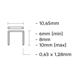 Must-Have Union MW10CN-K MW-niet gegalvaniseerd lengte 10mm kvp 2000st