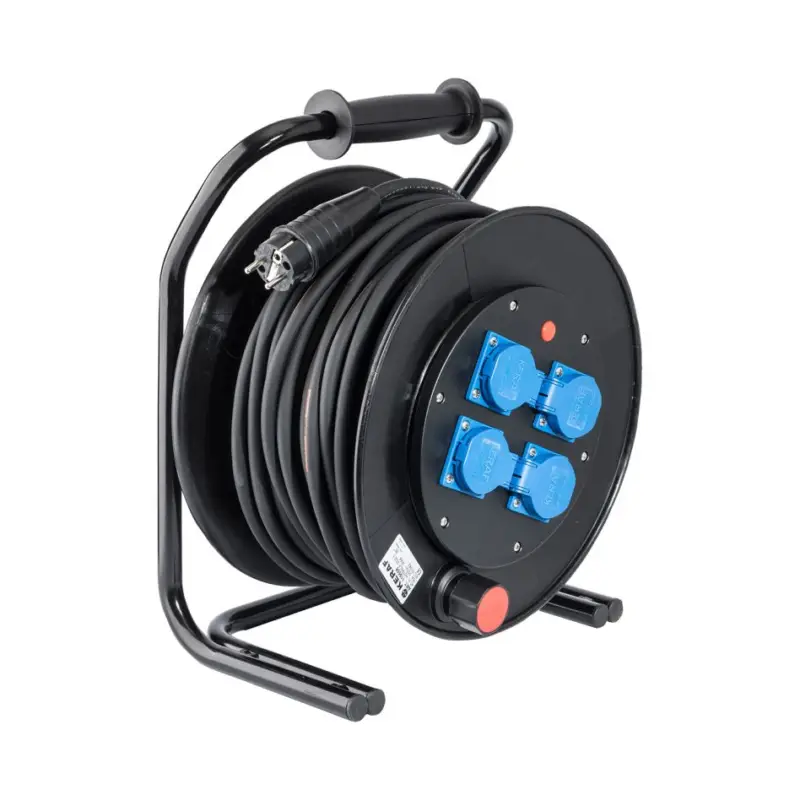 Keraf 119558 Kabelhaspel 40 m TITANEX 3G2,5 4x randaarde Gratis Verzending