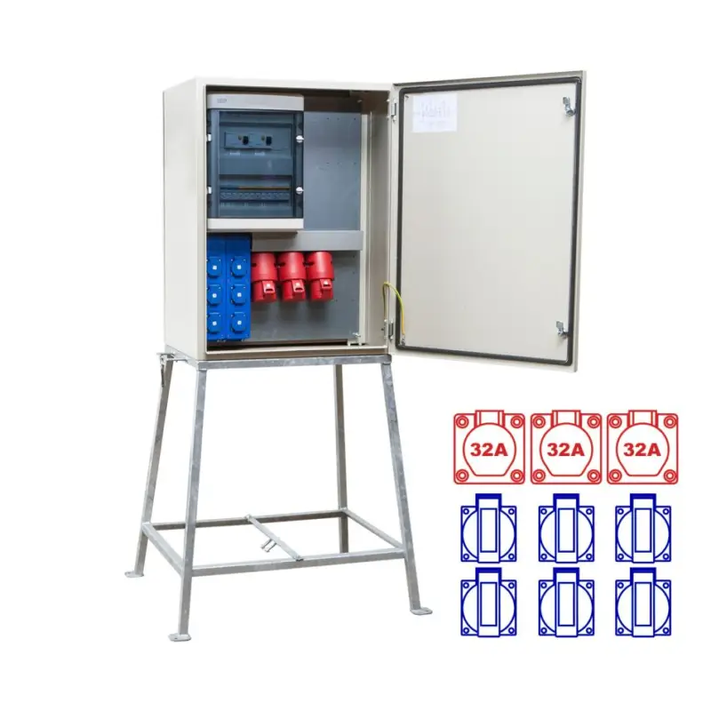 Actieprijs Keraf 104499 kWh-meterkast 80A 1x63/5 3x32/5 6xSchuKo