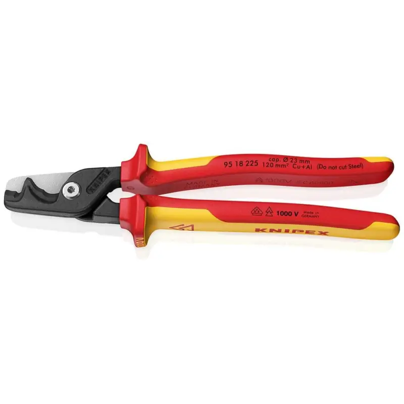 Actieprijs Knipex 95 18 225 StepCut XL Kabelschaar met getrapte snijrand 225 mm