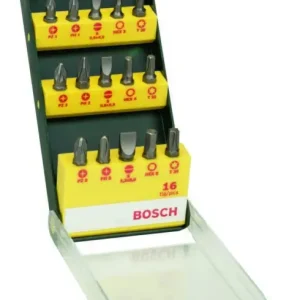 Tijdelijk Beschikbaar Bosch Groen Accessoires 2607019453 16-delige schroefbitset
