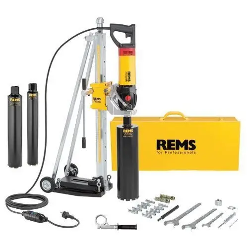 Favoriet Rems 183023 R220 Picus SR Set 62-82-132 Titan diamantboormachine + statief + 3 gratis boren!
