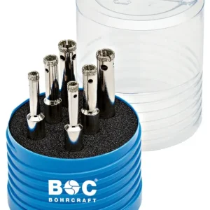 Bohrcraft 27031430006 Diamant tegelboorset 6-10 mm 6 dlg Basic Merkproduct