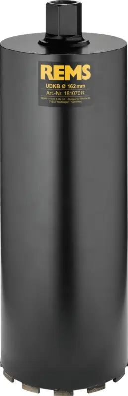 Weekendaanbieding Rems 181070 R UDKB 162x420xUNC 1 1/4 Diamantkernboor nat/droog