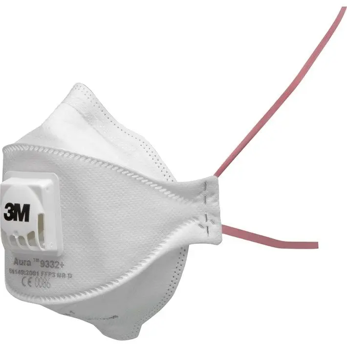 3M 1.21.15.933.25 9332+ P3 plooibaar stofmasker met uitademventiel FFP3 NR D 10 stuks Budget