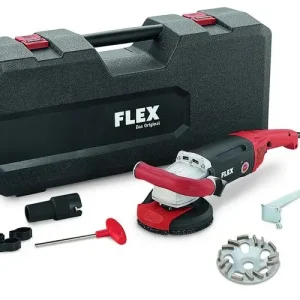 Snelle Levering Flex-tools 408611 LD 18-7 125 R, Kit TH-Jet 125 mm betonschuurmachine
