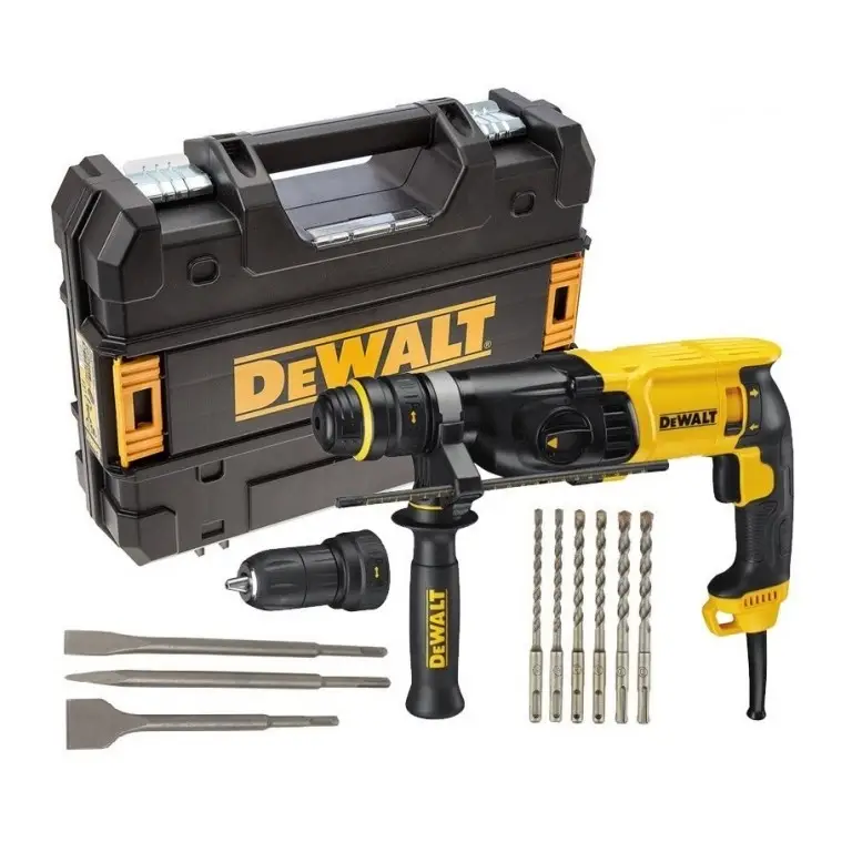 DeWalt D25134KP-QS SDS-Plus combihamer, 800W, 26mm met snelwisselboorkop + boor/beitelset Lage Prijs