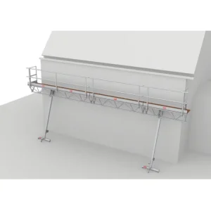 Altrex C500315 MTB Triangelbrug met lier Lengte 5.00 mtr Vloerhoogte 4 tot 6 mtr. Uitverkoop