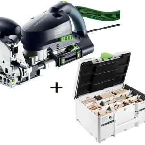 Festool DF700XL-Set2 Dominofreesmachine DF700EQ-Plus+ DOMINO DF700 XL assortiment systainer DS/XL Ambachtelijk