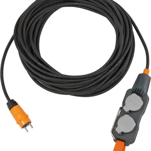Nu Kopen Brennenstuhl ProfessionalLINE 9161250160 Powerblock met verlengkabel IP54 4x 25 m zwart H07RN-F 3G1,5