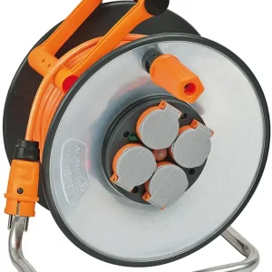 Brennenstuhl ProfessionalLINE 9192330200 SteelCore kabeltrommel IP44 33m H07BQ-F 3G2,5 Veilige Betaling