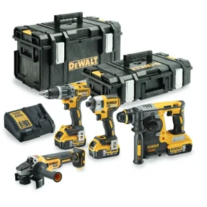 Authentiek DeWalt DCK422P3-QW 4-delige Combopack XR 18 Volt 3 x 5,0 Ah Li-Ion in Toughsystem
