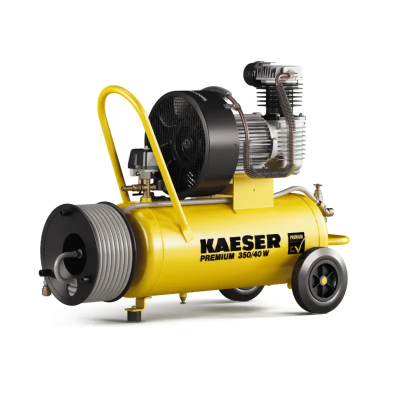 Beste Prijs Kaeser 1.1813.00011 Premium 350/40W Zuigercompressor 230 Volt + Haspel incl. 20 mtr. luchtslang