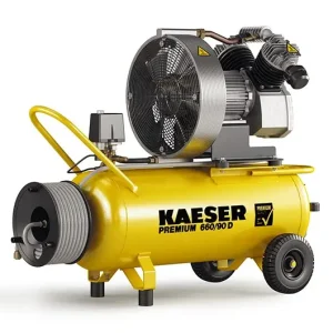 Betrouwbaar Kaeser 1.1821.10010 Premium 660/90D Zuigercompressor 400 Volt + Haspel incl. 20 mtr. luchtslang