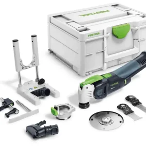 Festool 576592 Accu-oscillerende machine VECTURO OSC 18 E-Basic-Set excl. accu's en oplader Direct Beschikbaar