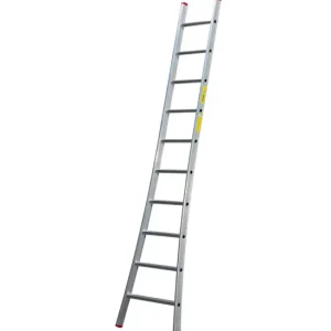 Little Jumbo 1250200116 Enkele ladder SuperPro met uitgebogen bogen 16 tredes Beste Prijs