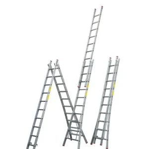 Authentiek Little Jumbo 1250400210 Reformladder Superpro 2 x 10 treden geanodiseerd
