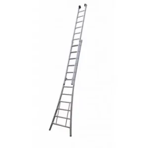 Budget Little Jumbo 1250400218 Opsteekladder Superpro 2 x 18 treden geanodiseerd