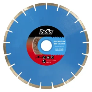 Rodia 11.16.250 SEG-L-BLUE-10N Diamantzaagblad 250 x 25,4 mm Graniet Alleen Vandaag