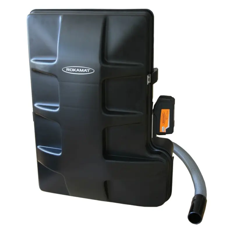 Nieuw Rokamat 12000-a WDVS Accu Rugzak stofzuiger 15 Ltr 18V 5,2Ah Li-Ion