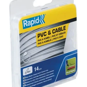 Plaats Bestelling Rapid 40107358 12mm PVC & Kabel lijmpatronen