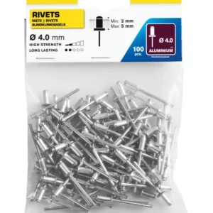 Rapid 5000378 Standaard blindklinknagels Ø4,0 x 8 mm 100 stuks Laatste Kans