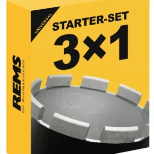 Nieuwe Collectie Rems 181101 R Starterset UDKB SET 62-82-132 x 420xUNC 1 1/4 Diamantkernboor nat/droog