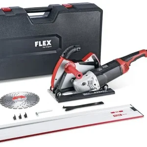 Op = Op Flex-tools 494674 DCG L 26-6 230 Set Diamant Doorslijpsysteem 230 mm + GRS80 Geleidingsrail 800 mm