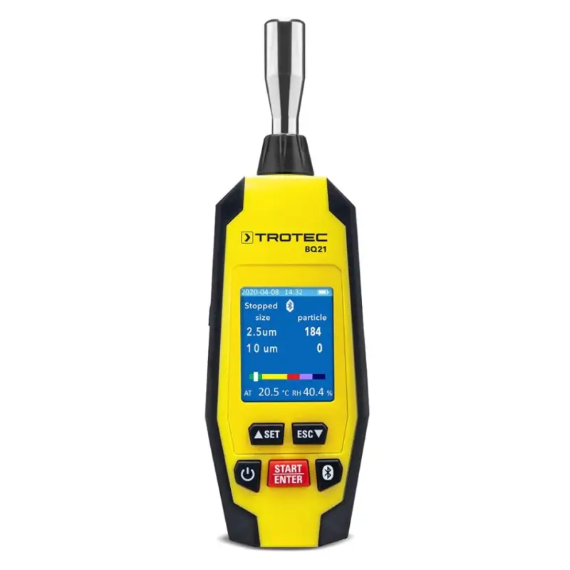 Trotec 3510205095 BQ21 Mini-deeltjesmeter Ambachtelijk