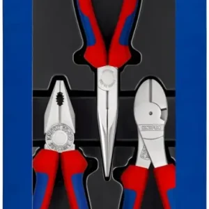 Bulkbestelling Knipex 00 20 11 V01 Montage-set (Kombitang,Zijsnijtang,Telefoontang)