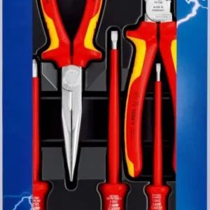 Knipex 00 20 13 VDE-gereedschaps-set 5-delig Gereduceerde Prijs