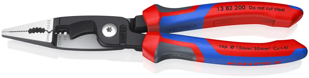 Geld-Terug-Garantie Knipex 13 82 200 Elektro installatietang 200 mm