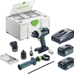 Tijdelijk Beschikbaar Festool 577612 TDC 18/4 5,0/4,0 I-Set QUADRIVE accuboormachine