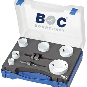 Bohrcraft 19011430006 Gatzagenset HSSE-Co LS6-E 8 dlg 22 - 68 mm Lage Kosten