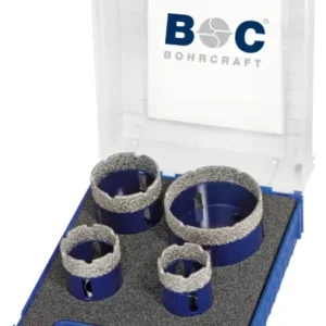 Bohrcraft 27021330004 Diamant tegelboorset 35-68 mm M14 4 dlg DB4-2 Lage Kosten