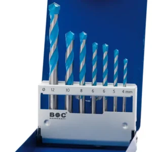 Premium Bohrcraft 22701310007 Borenset UMK412 MULTI-Laser / 4-5-6-6-8-10-12 mm / 7-dlg