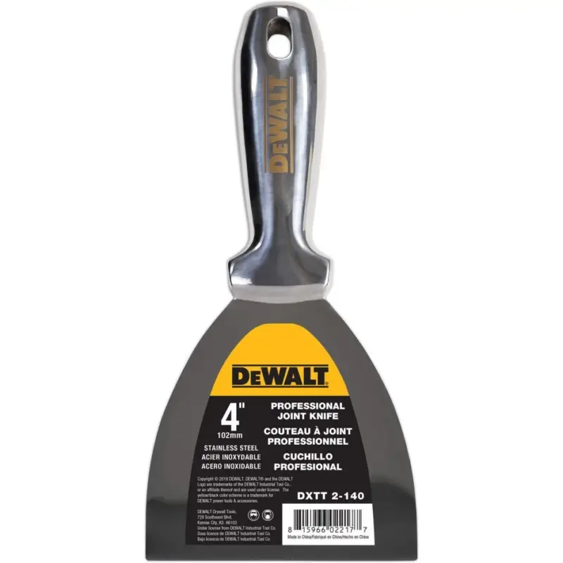 Superprijs DeWalt Accessoires 2-404 Plamuurmes RVS gesmeed 102 mm